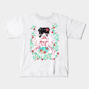 Space Buns Bride Kids T-Shirt